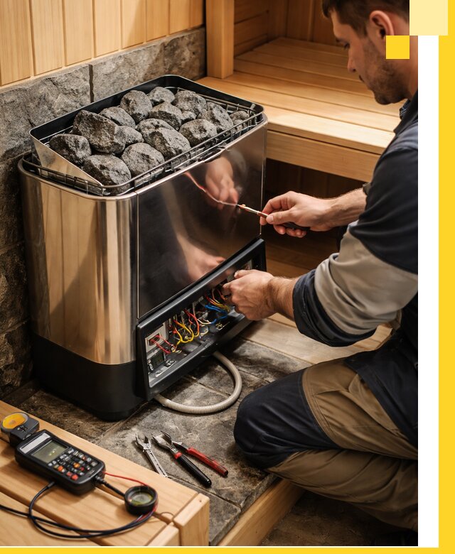 Продажа и установка электрокаменок для саун в Большой Камне