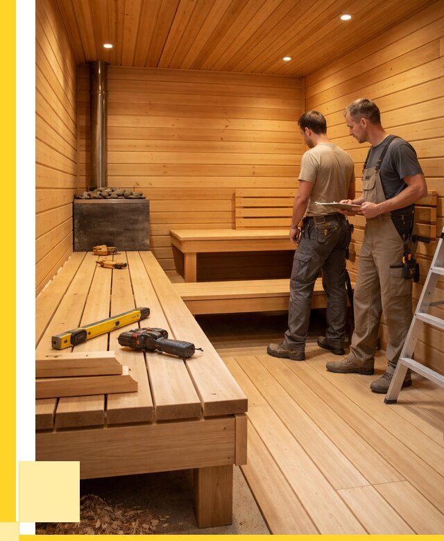 Отделка бань и саун в Большой Камне по цене от 4563 р. | ЭриданБль