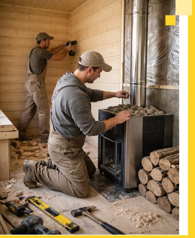 Строительство деревянных бань под ключ в Большой Камне проекты и монтаж