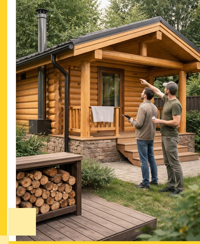 Бани для дачи под ключ в Большой Камне от 253525 р. | ЭриданБль