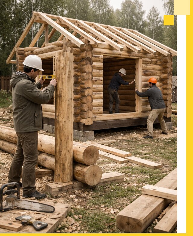 Строительство бань для дачи под ключ в Большой Камне с доставкой и монтажом