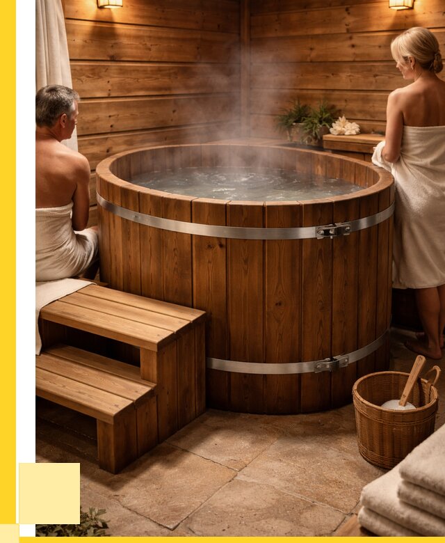 Бани с купелью под ключ в Большой Камне от 456345 р. | ЭриданБль