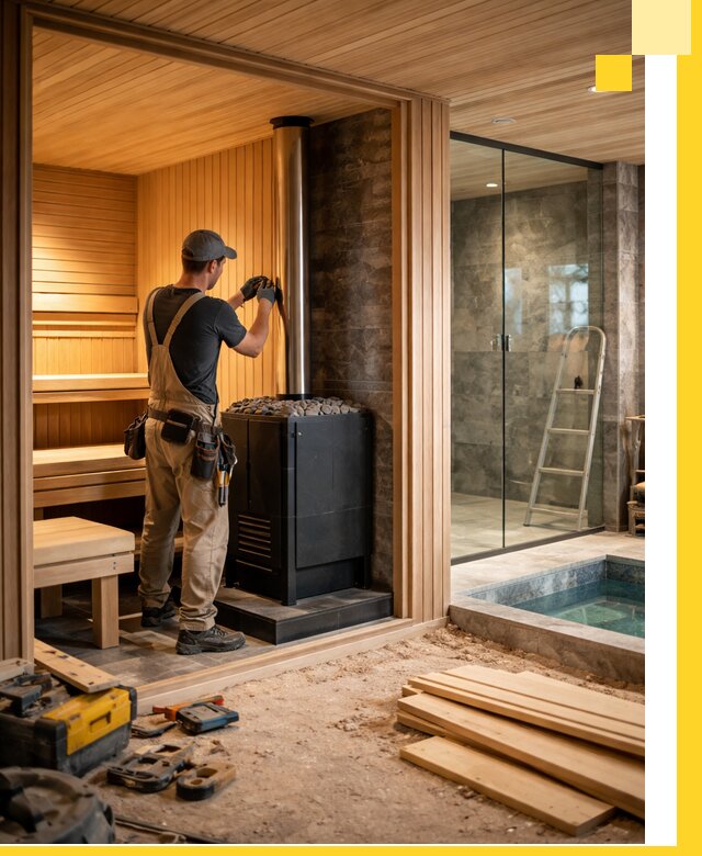 Полное строительство банных комплексов под ключ в Большой Камне