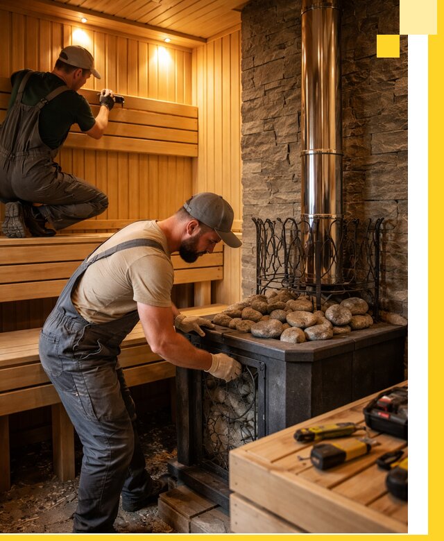 Комплексный дизайн бань, саун и зон отдыха в Большой Камне