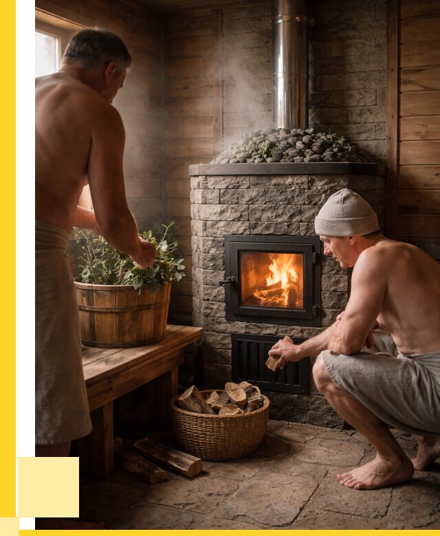 Банные печи под ключ в Большой Камне от 45635 р. | ЭриданБль кирпичная