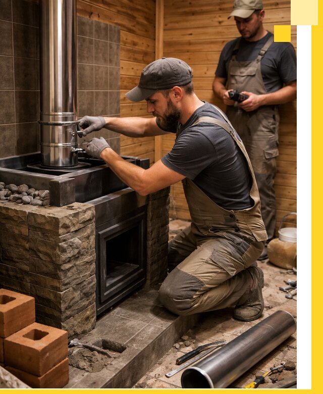 Изготовление и установка банных печей под ключ в Большой Камне