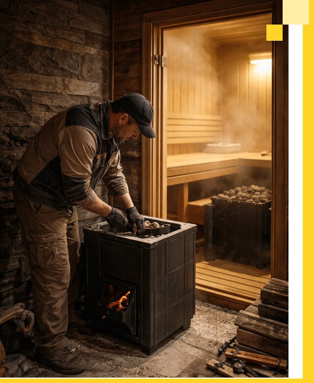 Строительство бани с сауной под ключ в Большой Камне от проекта до сдачи