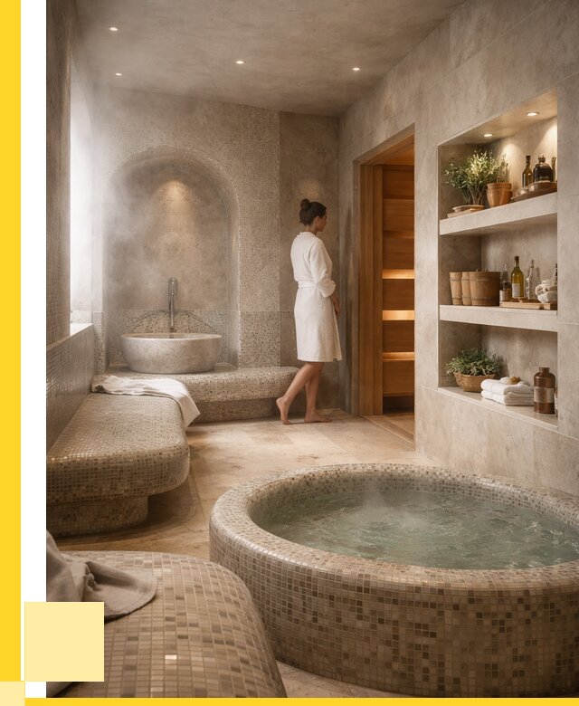 Строительство бани с хамамом в Большой Камне от 760575 р. | ЭриданБль