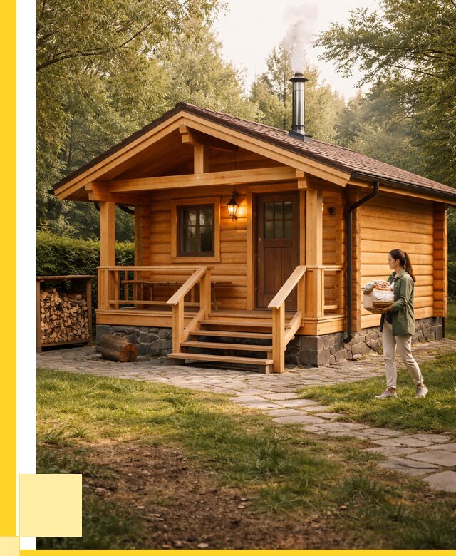 Купить баню под ключ в Большой Камне от 659165 р. | ЭриданБль