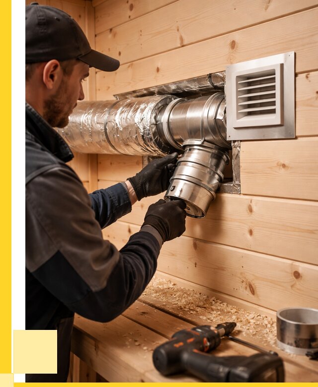 Монтаж вентиляции бани в Большой Камне от 12169 р. | ЭриданБль