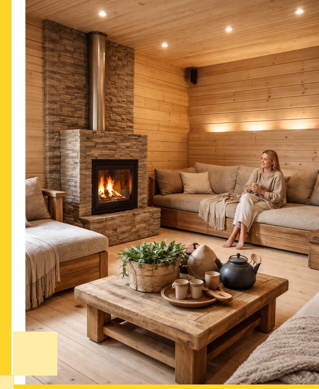 Проект бани с комнатой отдыха в Большой Камне от 35494 р. | ЭриданБль