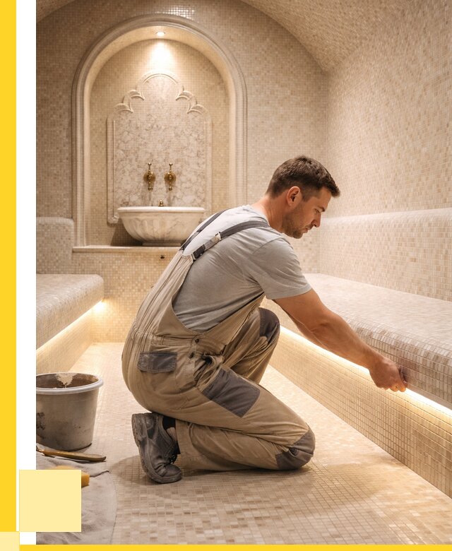 Отделка хамамов под ключ в Большой Камне от 5578 р. | ЭриданБль