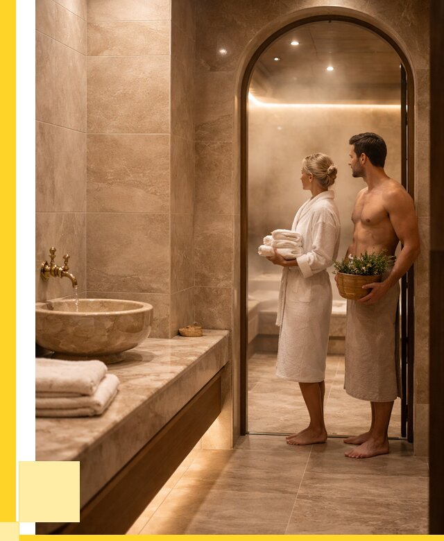 Проект и монтаж сауны и хамама в Большой Камне от 354935 р., ЭриданБль