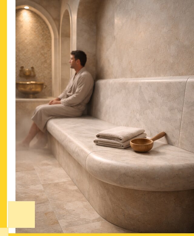 Сиденья для хамама в Большой Камне под ключ от 12169 р. | ЭриданБль