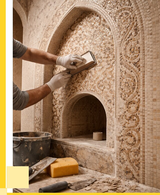 Мозаика для хамама в Большой Камне под ключ от 5071 р. | ЭриданБль